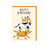 Happy Birthday Dogs. - Card