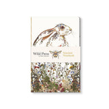 Wildflower Hare - Stitched Notebook
