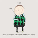 Golf - Birthday Crd