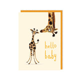 Hello Baby Giraffe - Baby Card