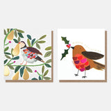 Partridge / Robin - Cards Pk 8