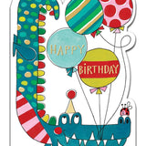 Crocodile Happy Birthday - Card