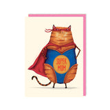 Super Mum Cat - Card