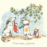 Mine Next, Please - Christmas Card