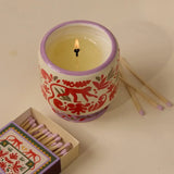Adopo Jungle Ceramic Candle - Coconut & Amber 226g