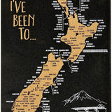 Pin Cork Map NZ A2