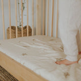 Organic Fitted Cot Sheet - Kanuka