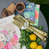 Garden Tool Set 2pcs - Gold
