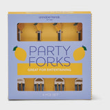 Party Fork - Lemons / 4pc