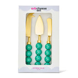 Orb Cheese Knifes - Emerald