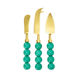 Orb Cheese Knifes - Emerald