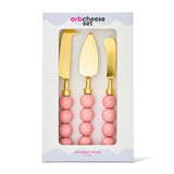Orb Cheese Knifes - Light Pink