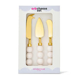 Orb Cheese Knifes - White