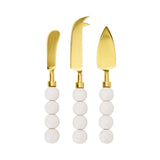 Orb Cheese Knifes - White