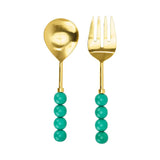Orb Salad Server - Emerald