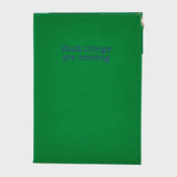 Journal - Notes - Green w/Zip