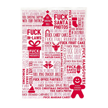 Christmas F Word - Tea Towel