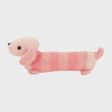 Rattle Knit - Dachshund Pink