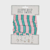 Happywrap - Pink Green Stripe
