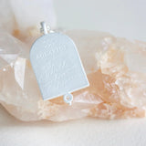 Aquarius Zodiac Necklace - Silver