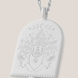 Aquarius Zodiac Necklace - Silver