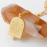 Aries Zodiac Necklace - Gold