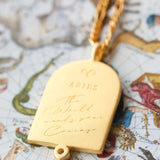 Aries Zodiac Necklace - Gold