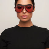 Otra Sunnies - Ava - Black/ Pink