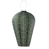 Outdoor LED Solar Lantern - Balloon XL - Sage Green Lace