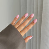 Pressing Nails - Pink Oval (gel)