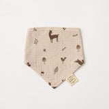 Organic Muslin Bib - Woodlands