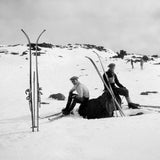 Two Men Resting - Tongariro National Park, 1925