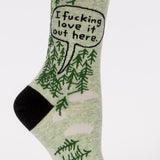 Women's Socks - Fucking Love It Out Here