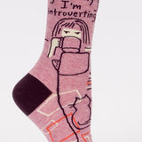 Women's Socks - Go Away, Introverting