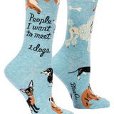 Women's Socks - People to Meet: Dogs