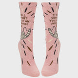 Women's Socks - Underwire Bra Crew