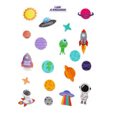 Reflective Bicycle Stickers - Space