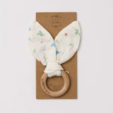 Organic Bunny Ears Teether - Birdsong