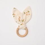 Organic Bunny Ears Teether - Daisy