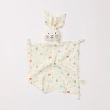 Organic Muslin Bunny Lovey - Birdsong
