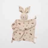 Organic Muslin Bunny Lovey - Woodlands