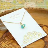 Balance Intention Necklace - Gold