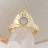 Be The Light Opal Ring - Gold