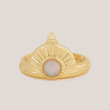 Be The Light Opal Ring - Gold