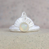 Be The Light Opal Ring - Silver