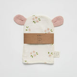 Bear Wash Glove Daisy with Blush ears