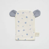 Bear Wash Glove Enchanted Garden with Frost ears
