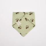 Organic Muslin Bib - Meadow