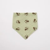 Organic Muslin Bib - Meadow