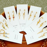 Gold Birthstone Hoops - August/Peridot